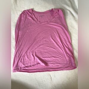 LOFT pink breathable top